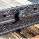 Комплект чавунні дверцята з вогнетривким склом Iron Fire Magnus 700x500 мм + піддувальні 375x175 мм