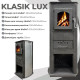 Піч Termo Sistem KLASIK LUX із котлової сталі сіра з варильною поверхнею