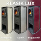 Піч Termo Sistem KLASIK LUX із котлової сталі сіра з варильною поверхнею