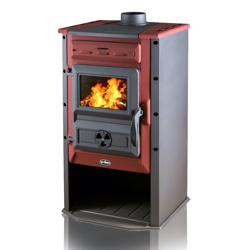 Чавунна піч Tim Sistem MAGIC STOVE червона на дровах