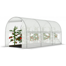Садова теплиця біла з вікнами FunFit Garden 9m2