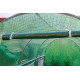 Садова теплиця зелена з вікнами FunFit Garden 9m2