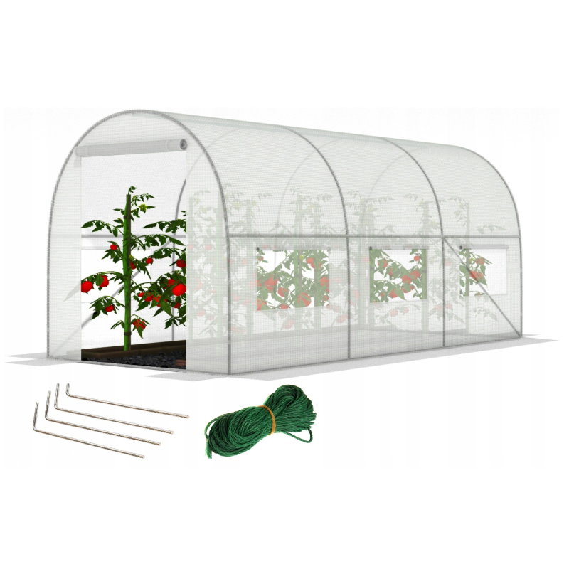 Садова теплиця з вікнами FunFit Garden 6m2 = 300*200*200