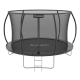 Батут із внутрішньою захисною сіткою 252 см LEOBRO Premium Pro 8FT BLACK