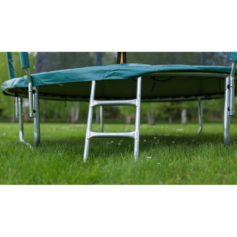 Батут із внутрішньою захисною сіткою 252 см LEOBRO Premium Pro 8FT GREEN