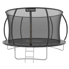 Батут із внутрішньою захисною сіткою 312 см LEOBRO Premium Pro 10FT BLACK