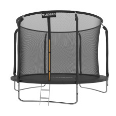 Батут із внутрішньою захисною сіткою 312 см LEOBRO Premium 10FT BLACK