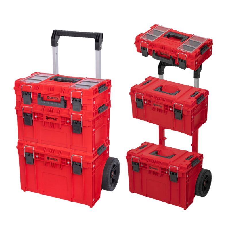 Набір ящиків для інструментів Qbrick System PRIME SET 1 RED Ultra HD (5901238257974)