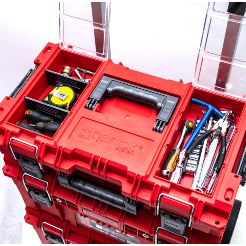 Набір ящиків для інструментів Qbrick System PRIME SET 1 RED Ultra HD (5901238257974)