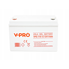 Гелевий Акумулятор 110Ah 12V VOLT GEL VPRO SOLAR (6AKUGEL110)