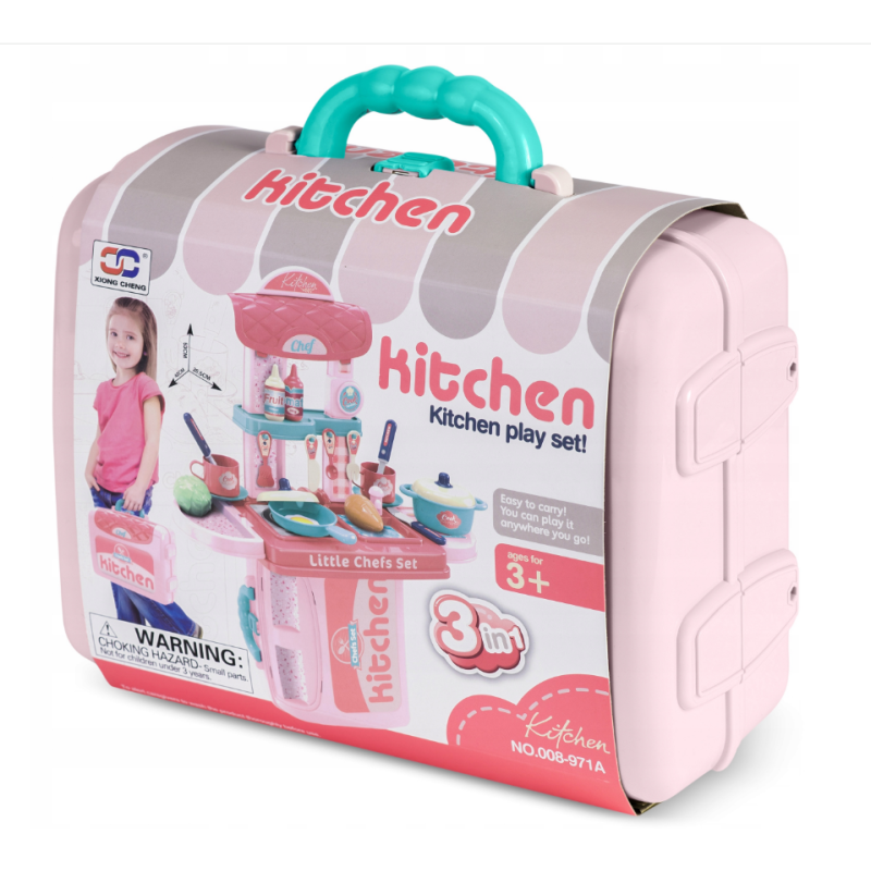 Ігрова дитяча кухня Ricokids Рожева (772900)