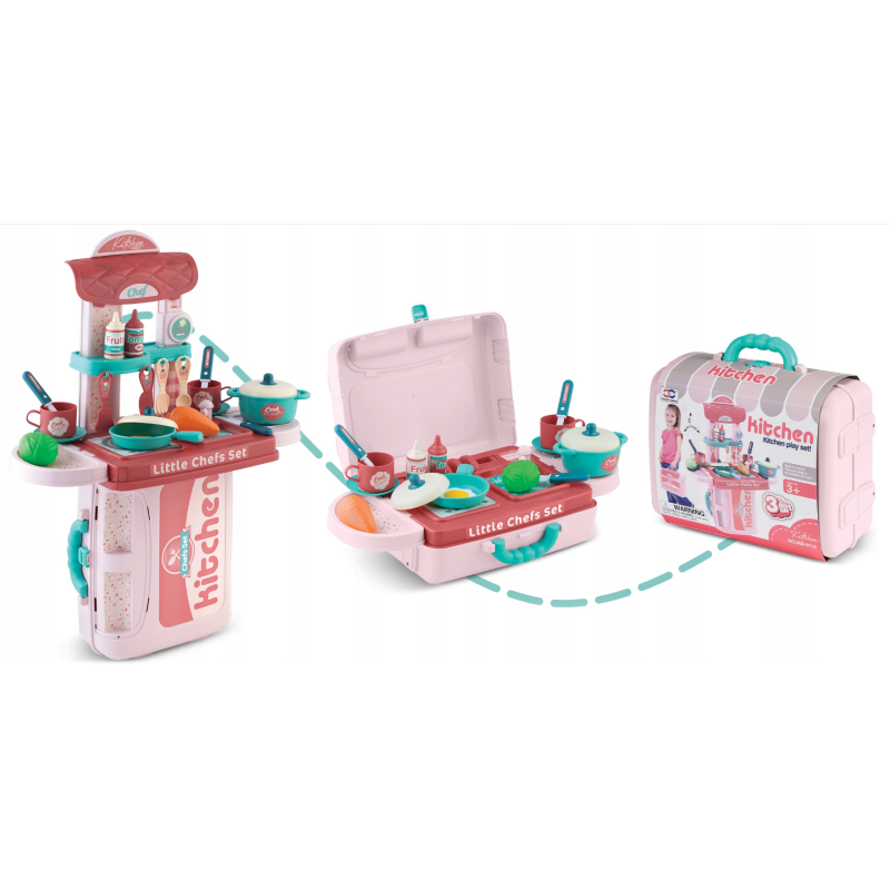 Ігрова дитяча кухня Ricokids Рожева (772900)