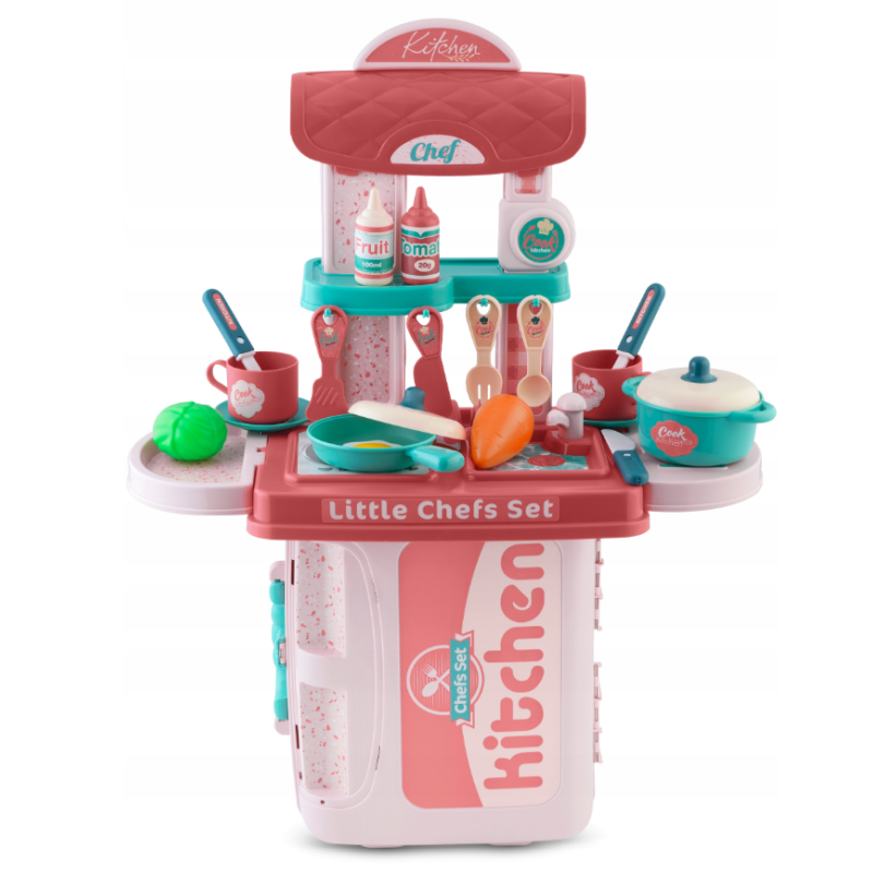 Ігрова дитяча кухня Ricokids Рожева (772900)