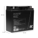 Акумулятор для ДБЖ Green Cell AGM VRLA 22Ah 12V (AGM54)