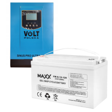 Комплект Volt Polska ULTRA-HV 2000 12/230V 1600/2400W + Акумулятор гелевий 4SUN MAXX GEL 120 Ah