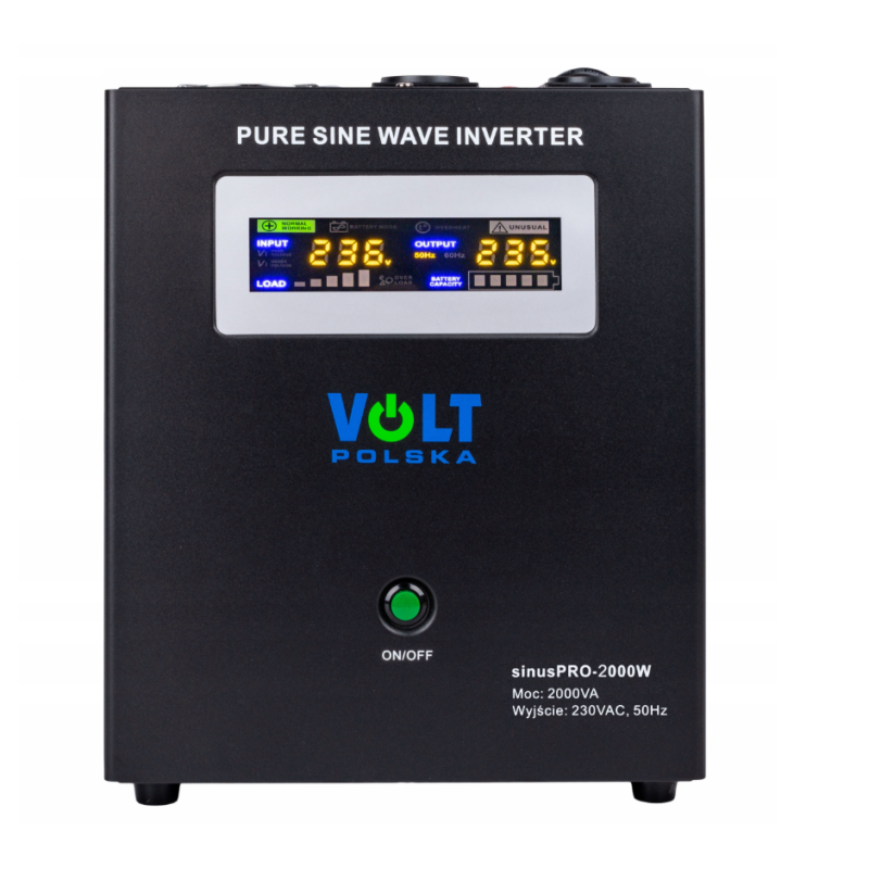 Комплект інвертора Volt Polska SINUS PRO 2000W 1400/2000W + 2 шт Аккумулятор VOLT VRLA 100Ah 12V