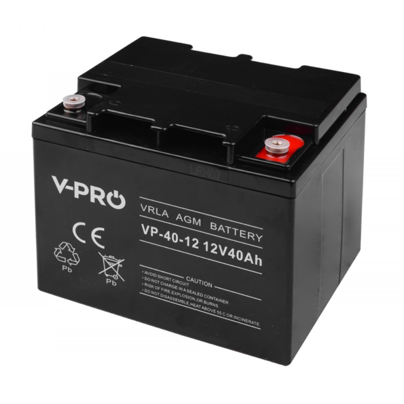 Акумулятор VOLT AGM VPRO VRLA 40Ah 12V (6AKUAGM040)