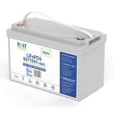 Акумулятор Volt Polska LiFePO4 12,8V 100Ah (100A) + BMS (6AKLI10012)