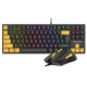 Комплект (клавіатура + ведмедик) Tracer GAMEZONE HORNET87 USB (TRAKLA47396)