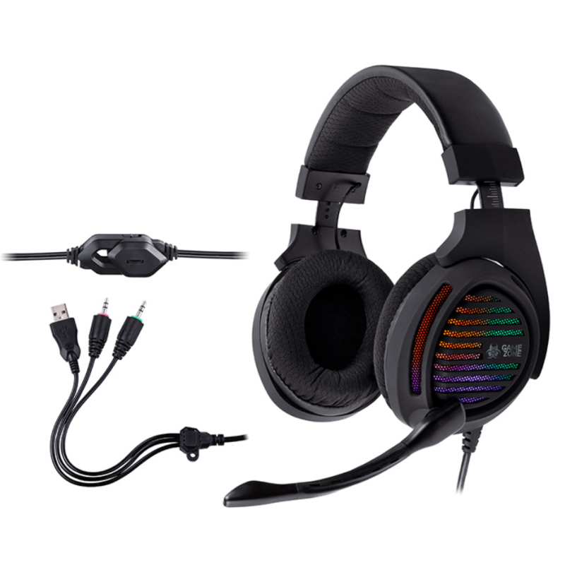 Комп'ютерні аудіо гарнітури Tracer GAMEZONE Aligator RGB Rainbow LED (TRASLU46466)