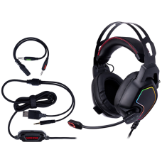 Комп'ютерна аудіо гарнітура Tracer GAMEZONE Raptor V2 RGB (TRASLU46464)