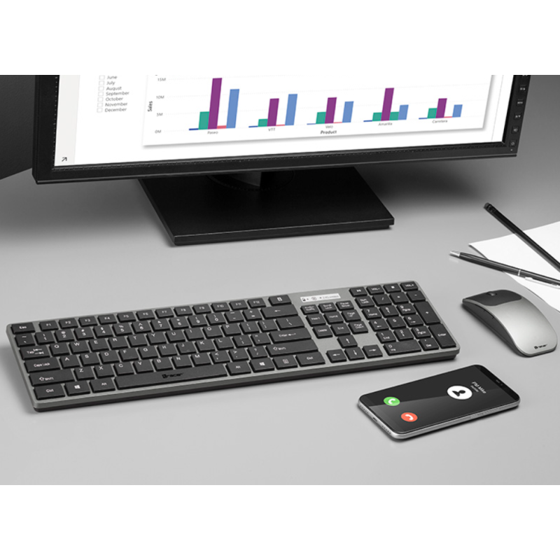 Комплект (клавіатура + ведмедик) Tracer RF Nano USB (TRAKLA46773)