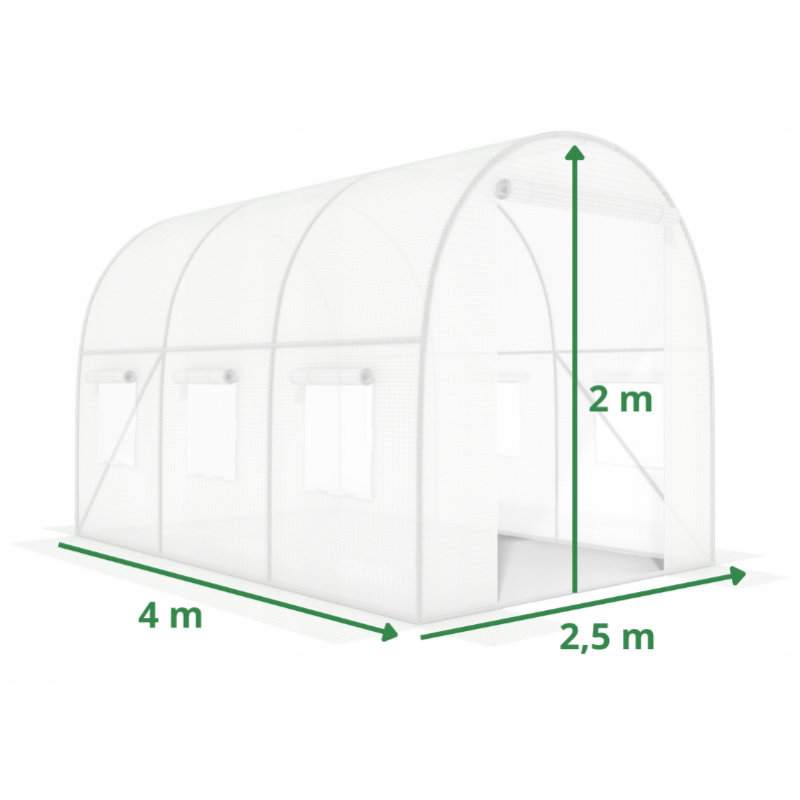 Садова теплиця парник LEOBRO Garden 6м2 White