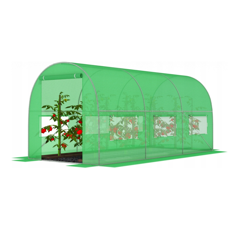Посилена садова теплиця парник LEOBRO Garden 10м2 Green