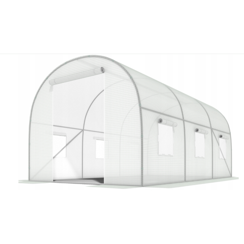 Посилена садова теплиця парник LEOBRO Garden 10м2 White