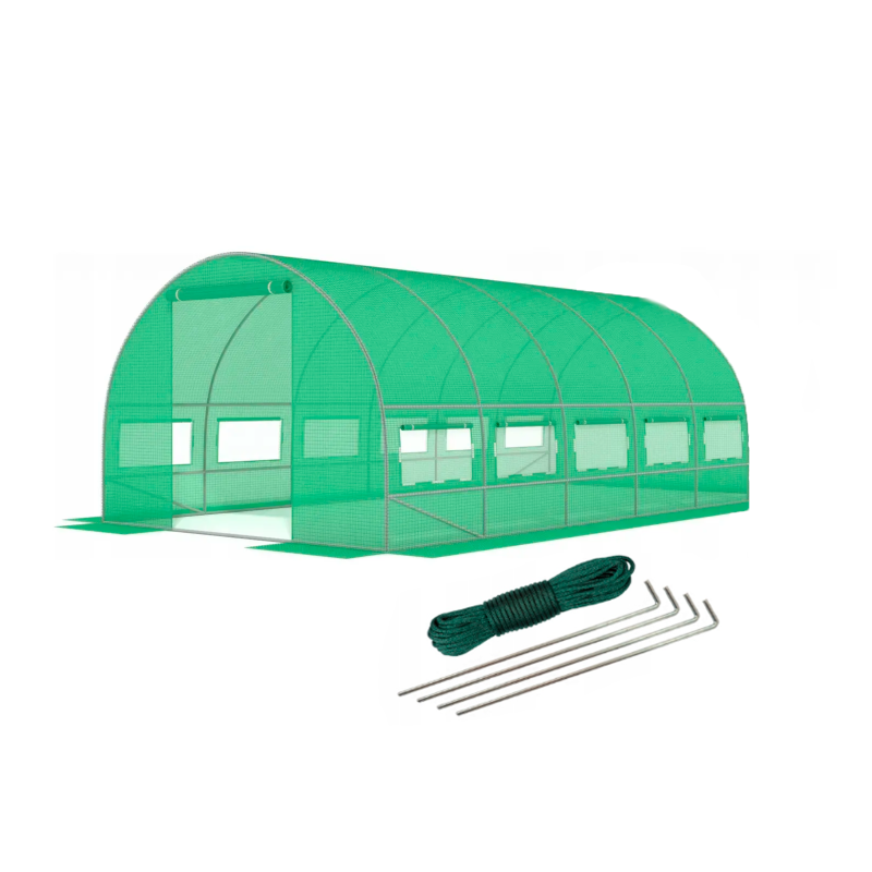 Садова теплиця парник LEOBRO Garden 18м2 Green