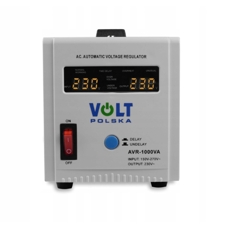 Стабілізатор напруги Volt Polska AVR 1000VA 8-11% (5AVR1000SE)