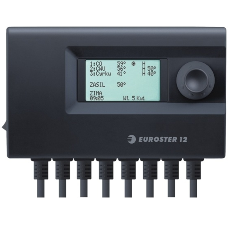 Автоматика для твердопаливних котлів Euroster 12