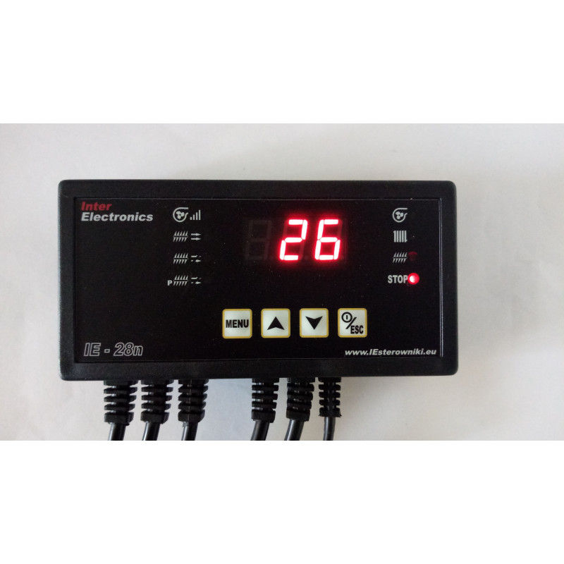 Автоматика для котла з автоподачею палива Inter Electronics IE-28n