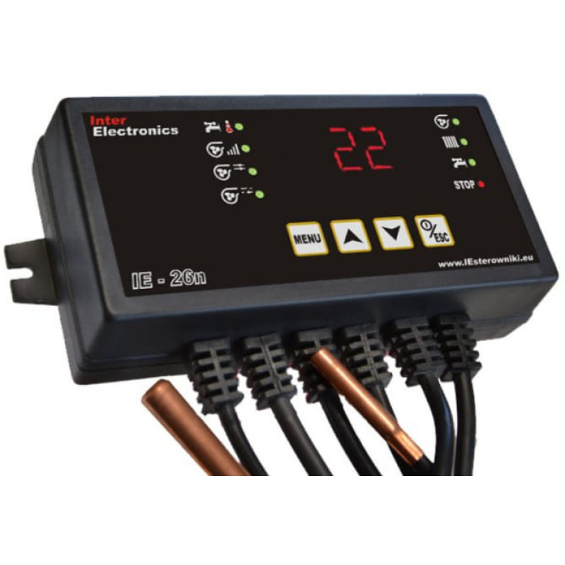 Автоматика для твердопаливного котла Inter Electronics IE-26n
