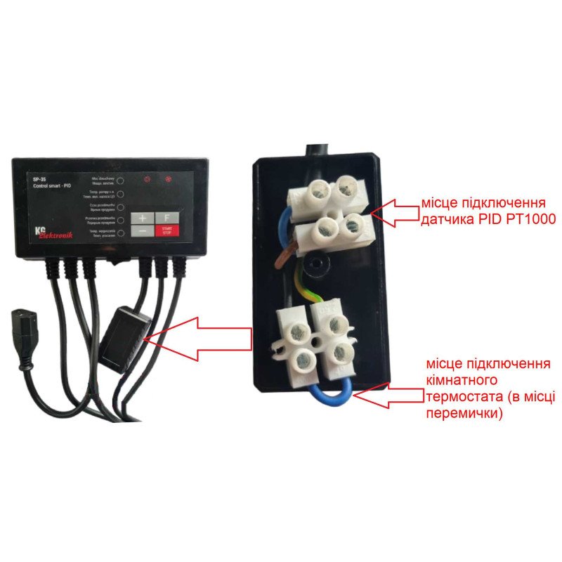 Автоматика для котла KG Elektronik SP-35 PID з WiFi