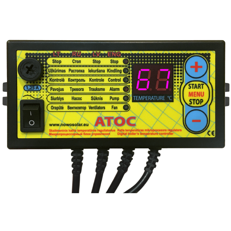 Комплект автоматики для котла Nowosolar Atoc + Nowosolar NWS 75