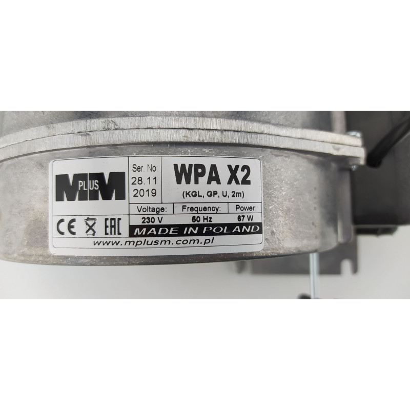 Вентилятор нагнітання повітря MplusM WPA X2