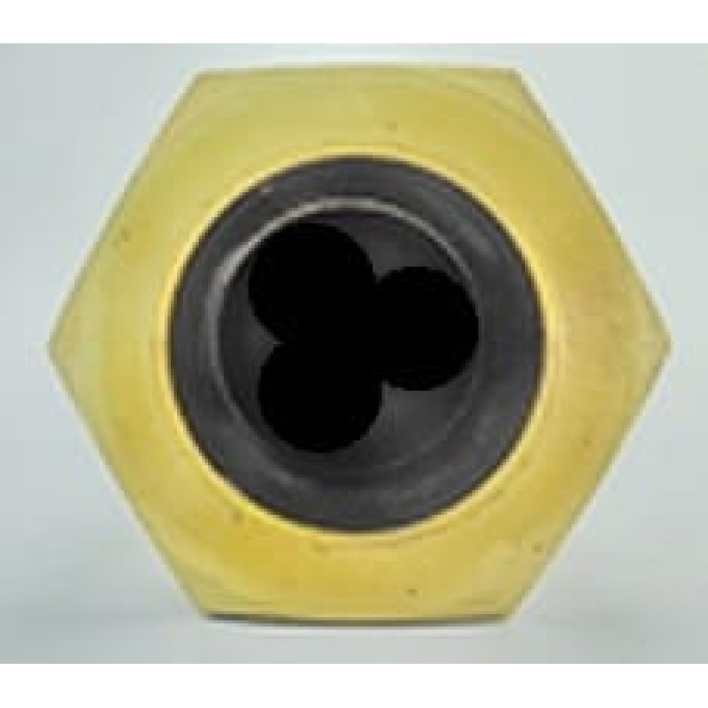 Гільза під датчик температури 1/2", 15х16мм, L=110мм, три зонди (рифлена)