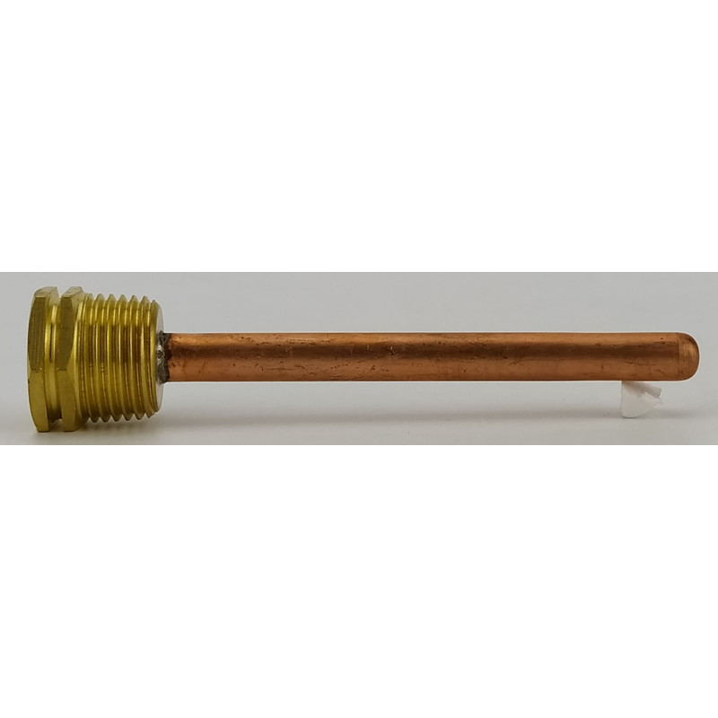 Гільза під датчик температури 1/2", 7х8мм, L=100мм, один зонд