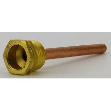 Гільза під датчик температури 1/2", 7х8мм, L=100мм, один зонд