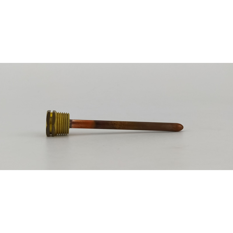 Гільза під датчик температури 1/2", 7х8мм, L=120мм, один зонд