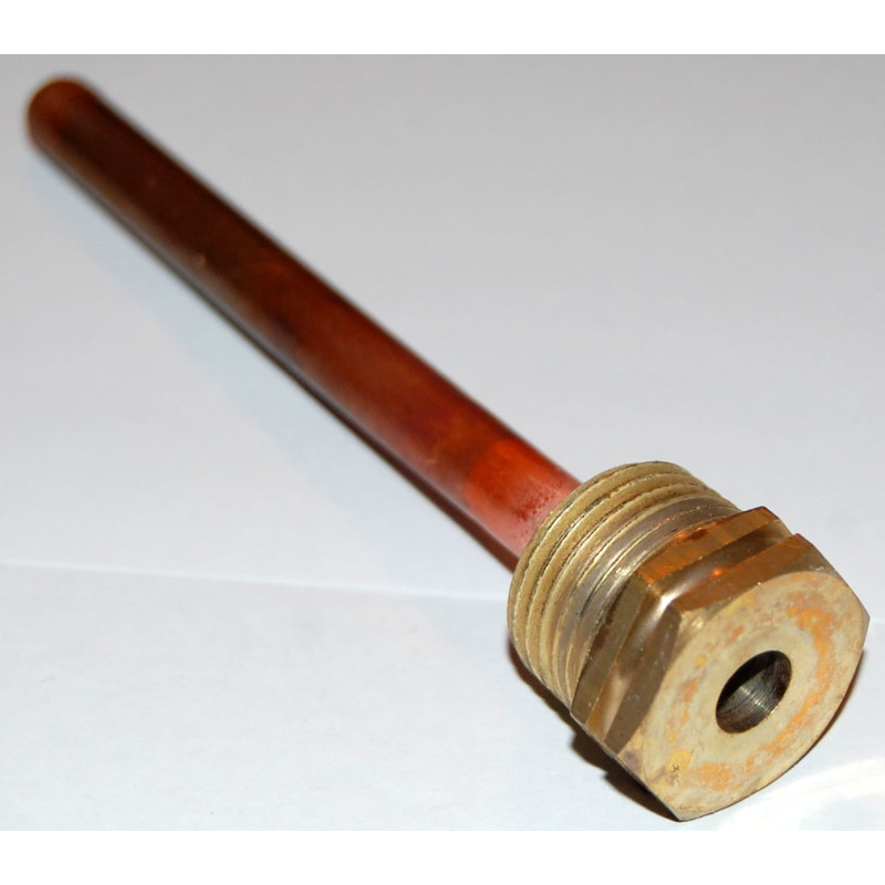 Гільза під датчик температури 1/2", 7х8мм, L=120мм, один зонд
