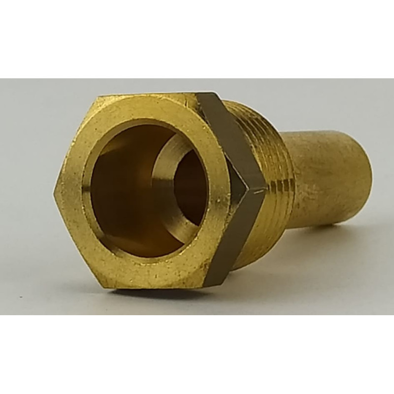 Гільза під датчик температури 1/2", 10х12,2мм, L=50мм, один зонд