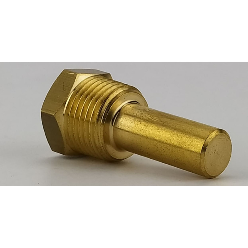 Гільза під датчик температури 1/2", 10х12,2мм, L=50мм, один зонд