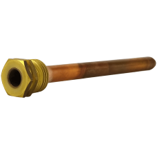Гільза під датчик температури 1/2", 10х11мм, L=150мм, один зонд