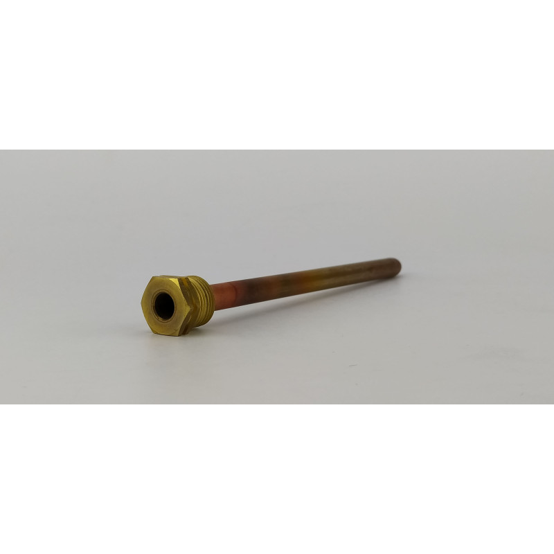 Гільза під датчик температури 1/2", 10х11мм, L=200мм, один зонд