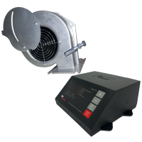 Комплект автоматики для котла KG Elektronik SP-05 + вентилятор DPS-120 Комплект автоматики для котла KG Elektronik SP-05 + вентилятор DPS-120