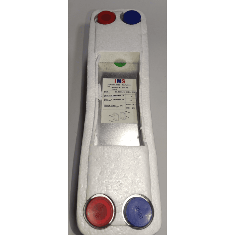 Паяний пластинчастий теплообмінник IMS B3-020-40 (3/4")