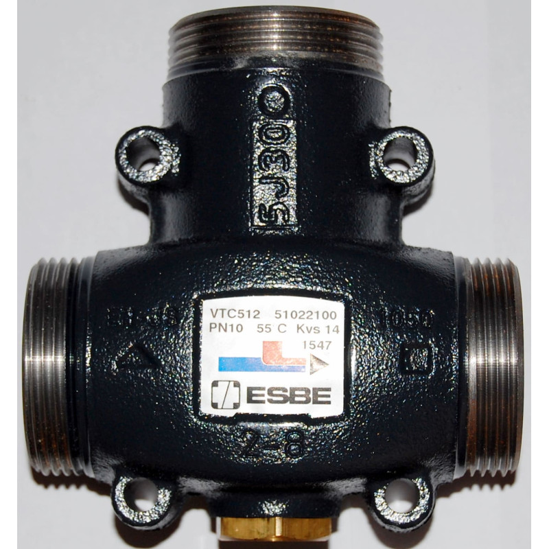 Триходовий змішувальний клапан Esbe VTC 512 55°C DN32 1 1/2"