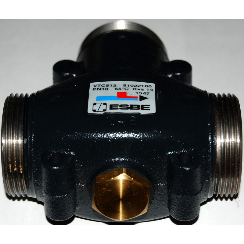 Триходовий змішувальний клапан Esbe VTC 512 55°C DN32 1 1/2"
